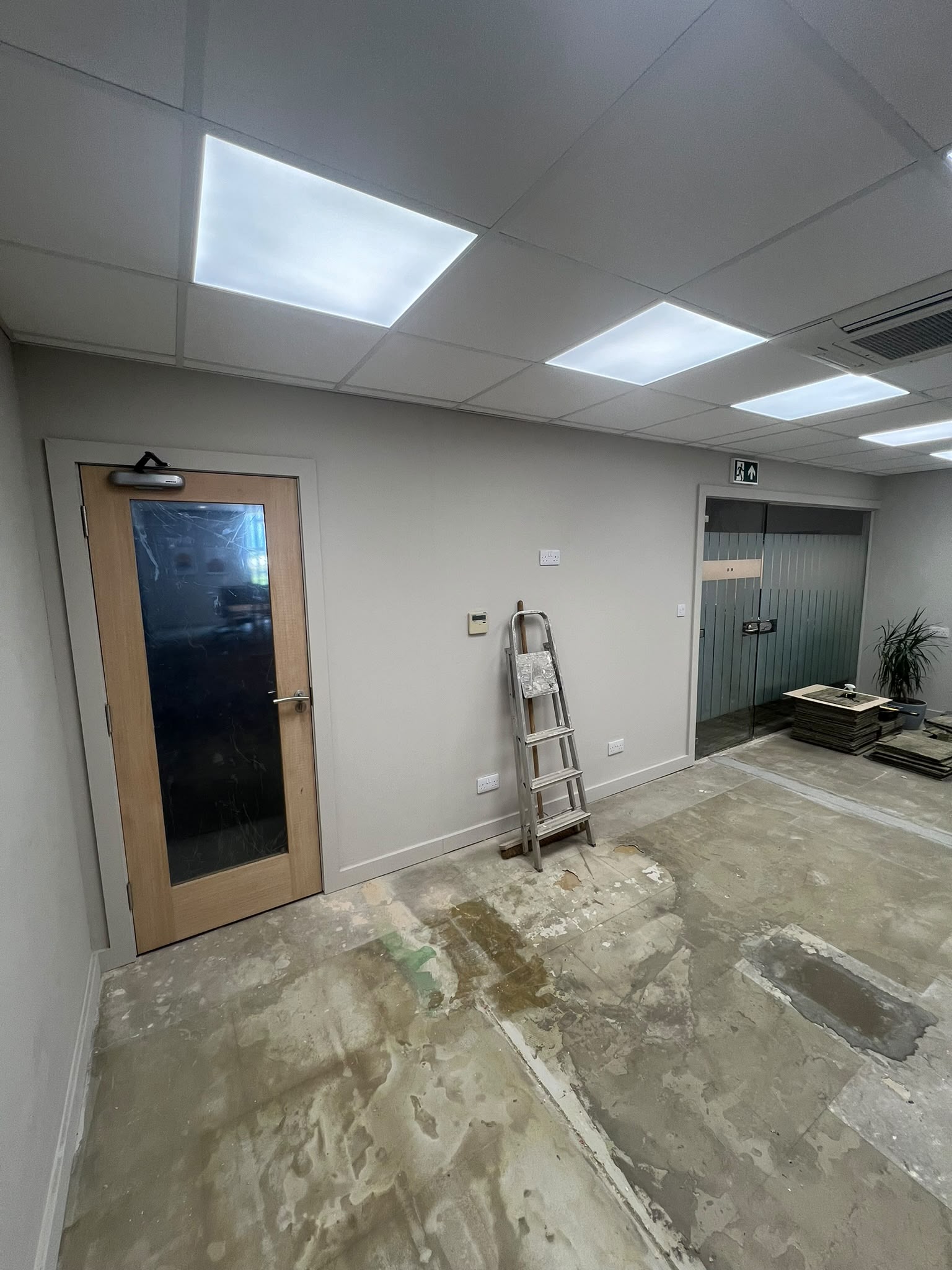 Commercial building interior