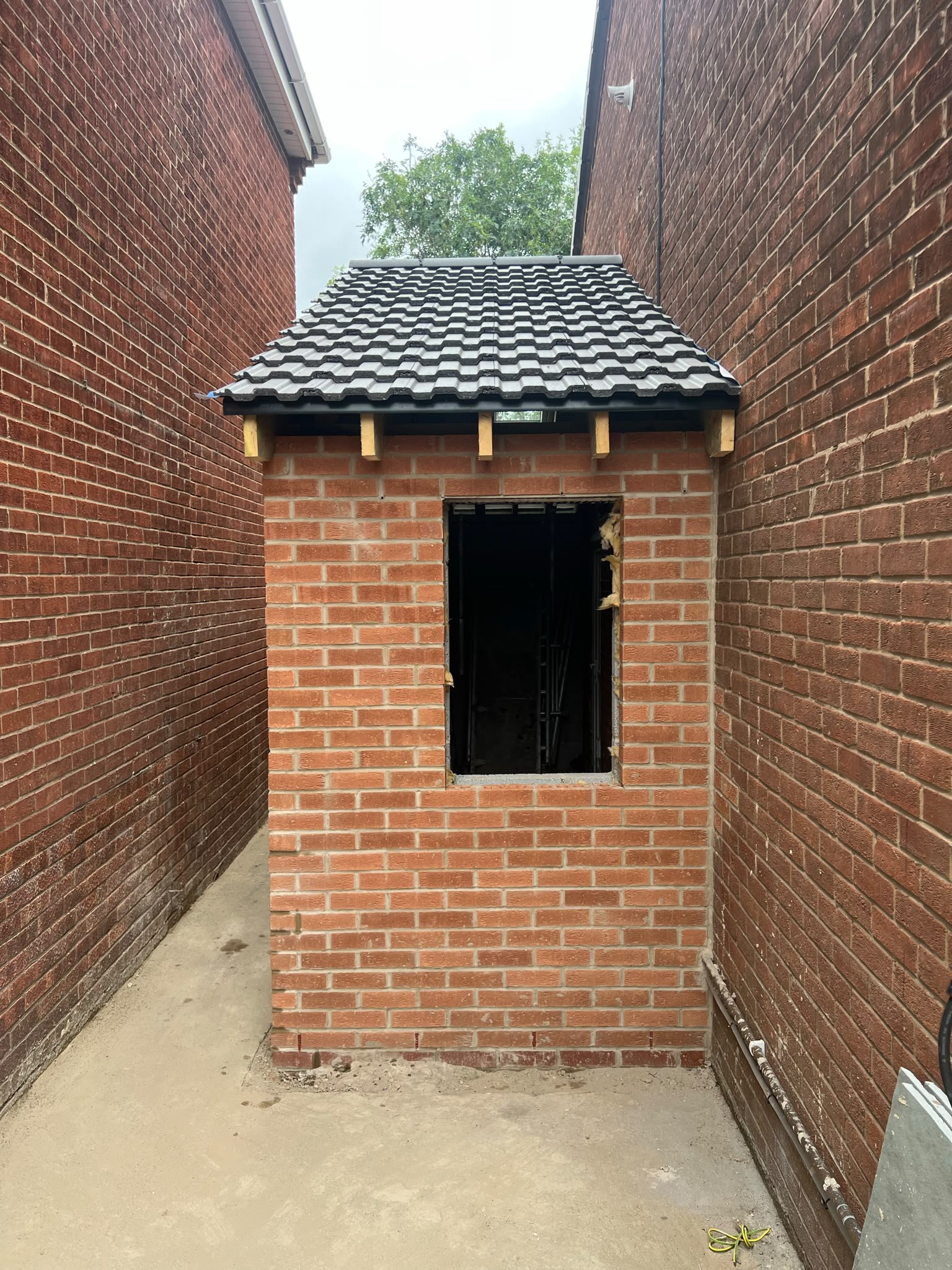 Extension brickwork stage