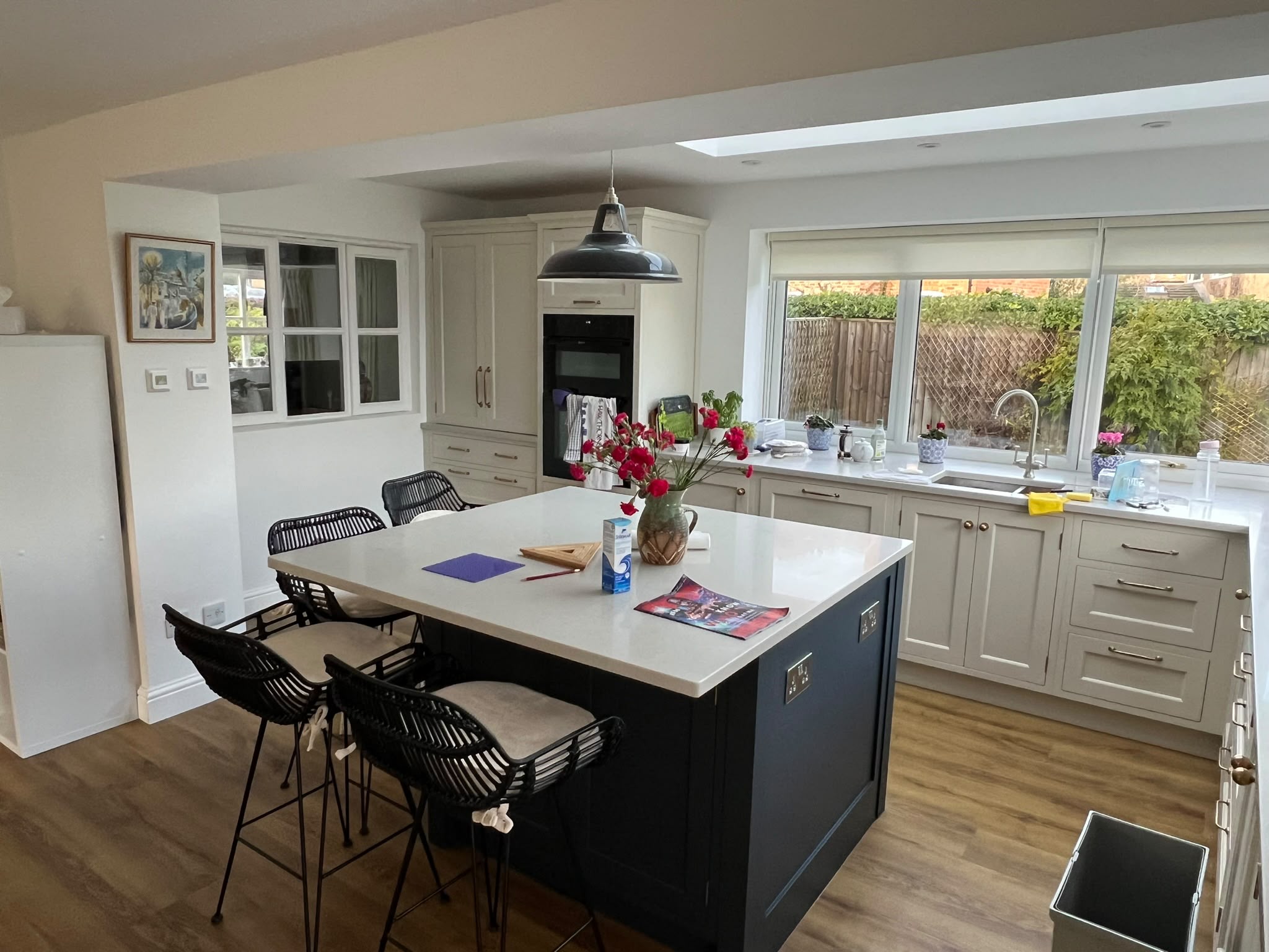 Kitchen island extension