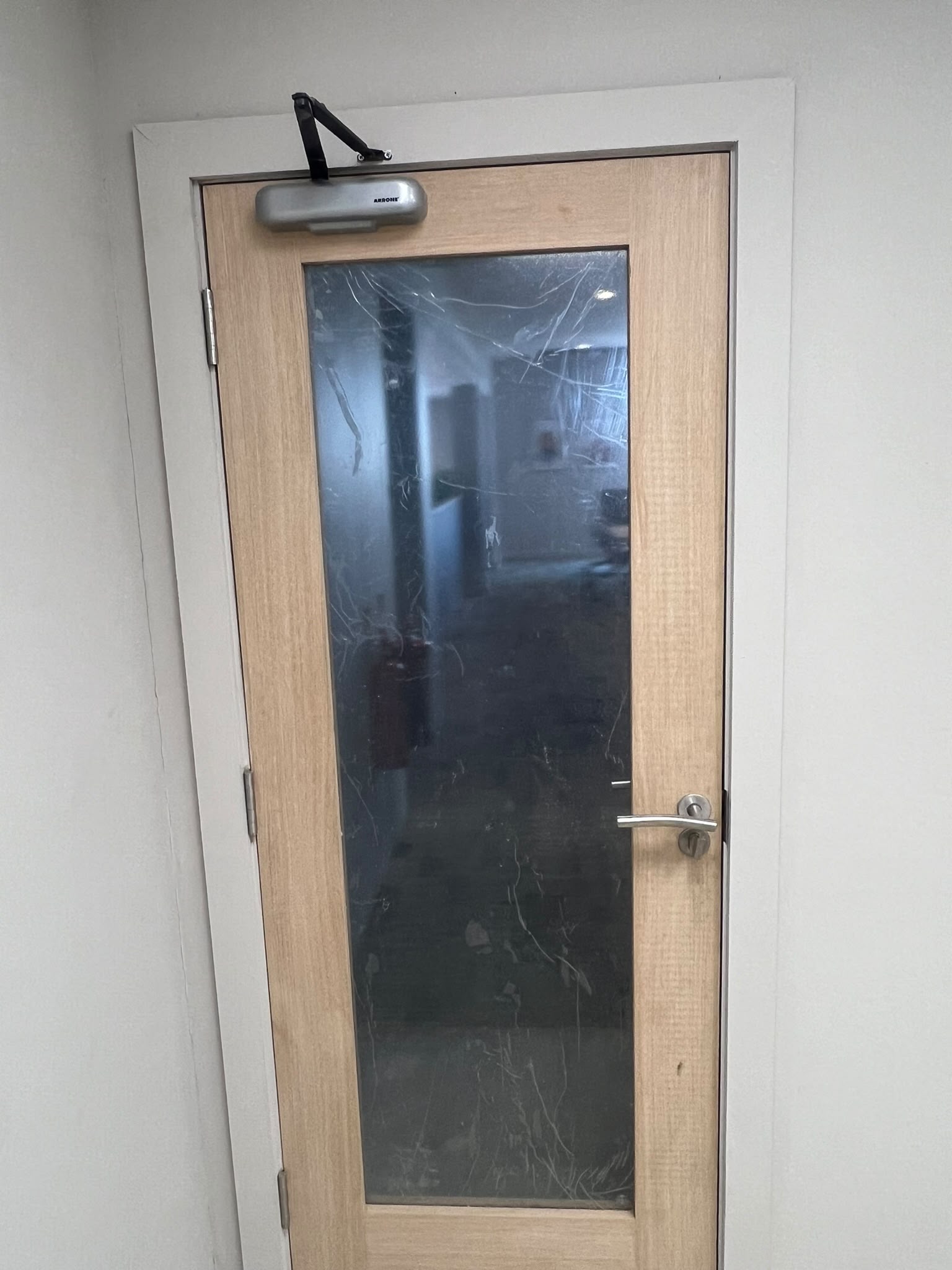Fire door installation