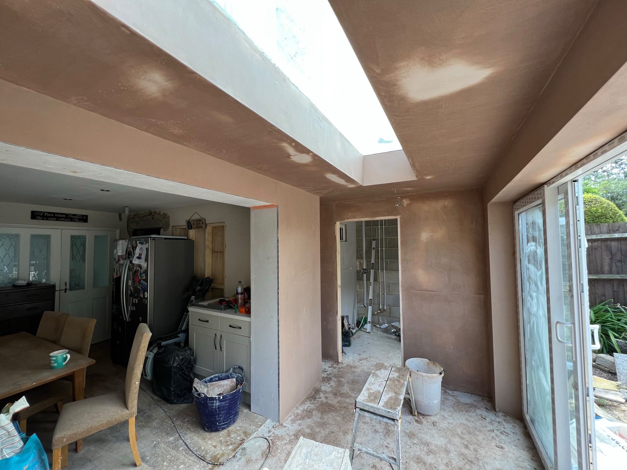 Rooflight renovation in progress