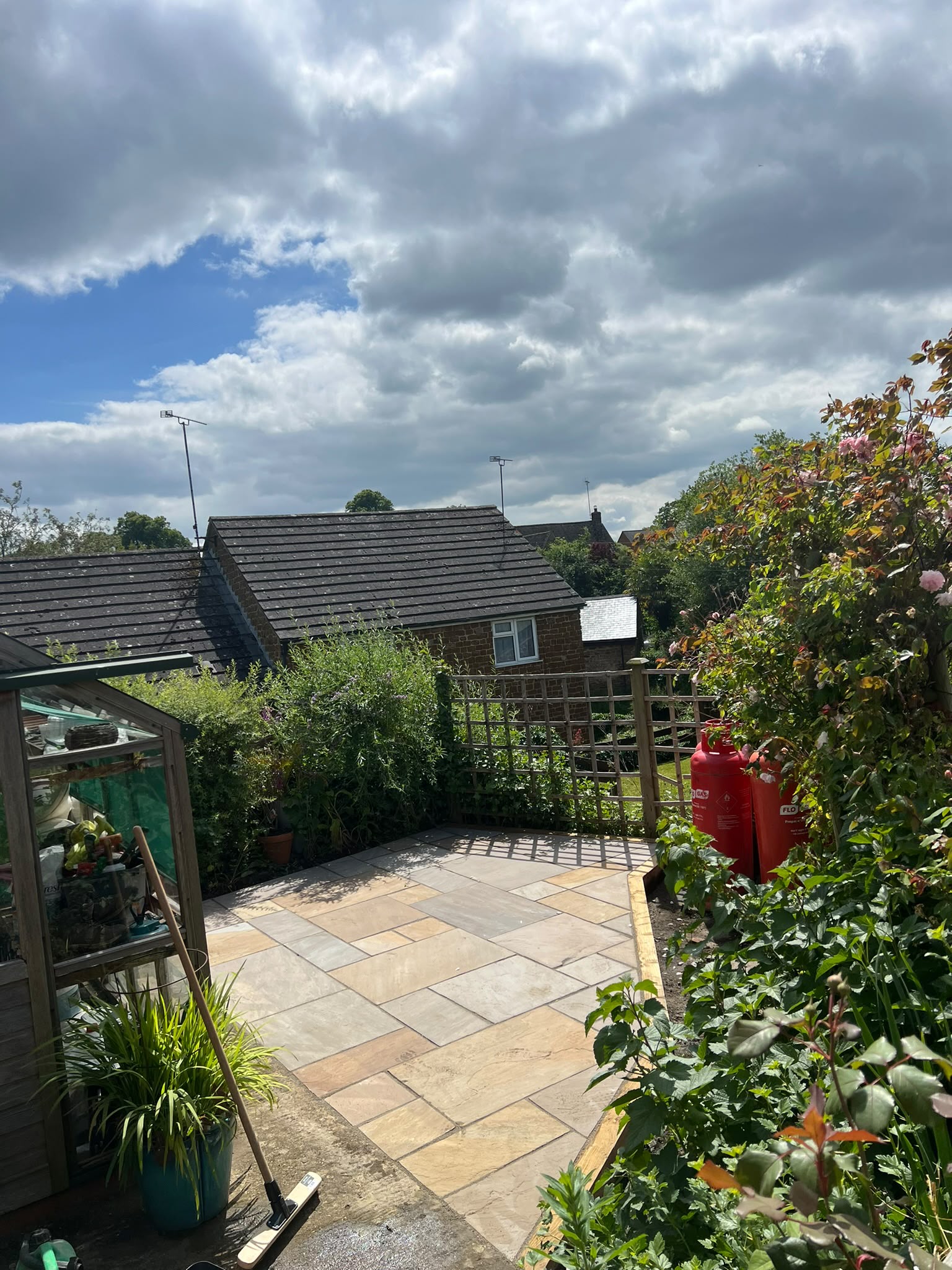 Garden patio