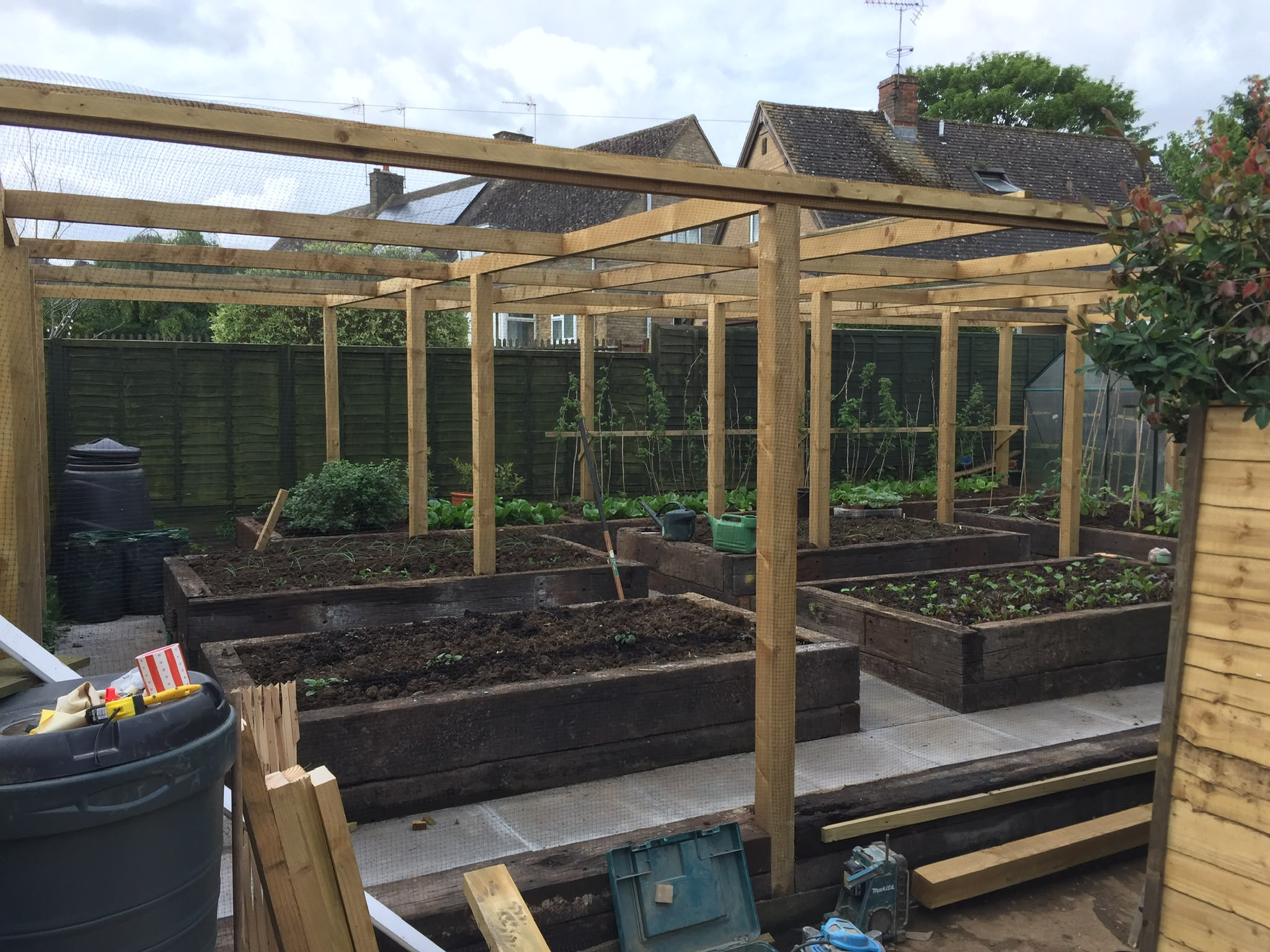 Timber garden structure