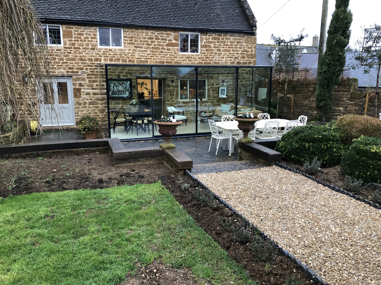 DTEKConstruction completed landscaping and exterior project